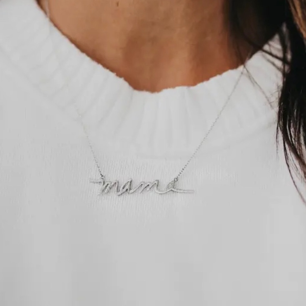 NEW Mama necklace - Silver